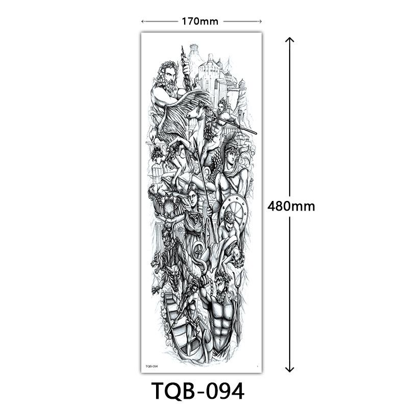 Full Arm Tattoo Sticker Full Arm, Full Arm Big Picture Tattoo Sticker, Flower Arm Tattoo Sticker Tattoo