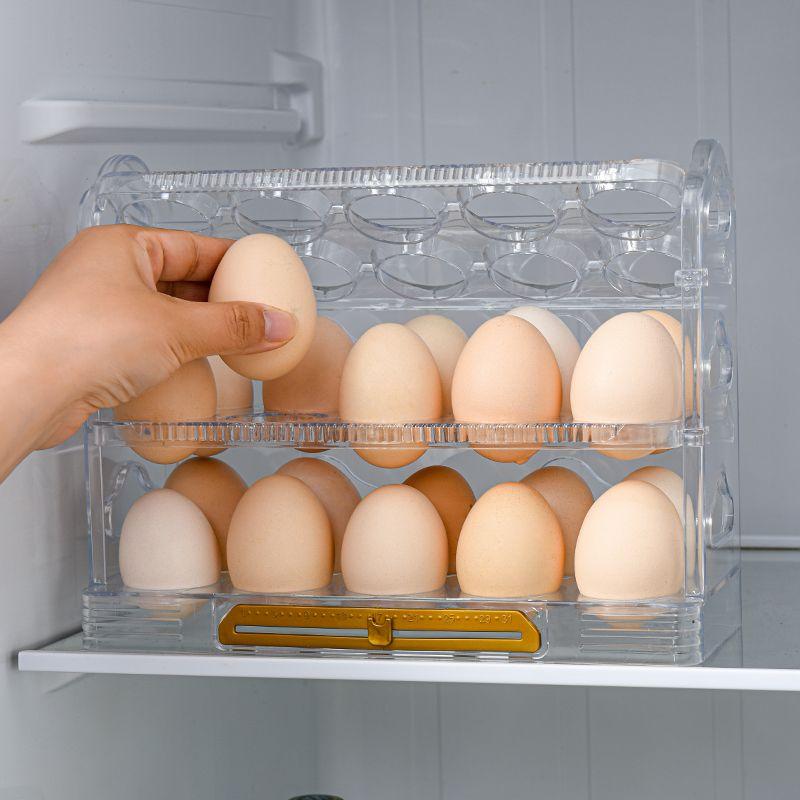 Cutie de depozitare pentru ouă, frigider, organizator, recipiente pentru alimente, pentru păstrarea în stare proaspătă a ouălor, suport pentru cutie, dozator de tavă, accesorii de depozitare pentru bucătărie