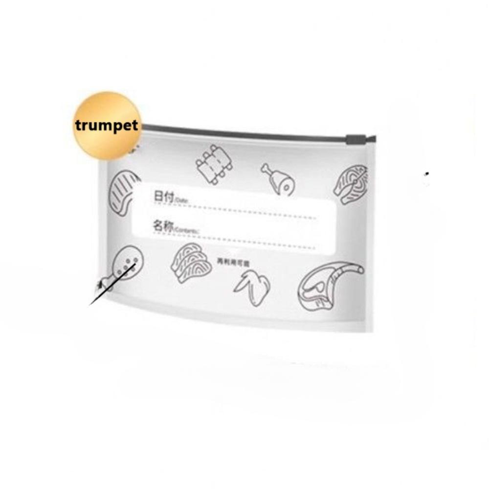 10Pcs/Bag Leakproof Food Bag Aluminum Foil Kitchen Fresh Bag New Freezer Stand Up Bag