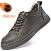 Fashion Genuine Leather Casual Shoes for Men Shoes Design Sneakers Male Comfortable Cow Leather All-match Comfortable Skate Shoes Man