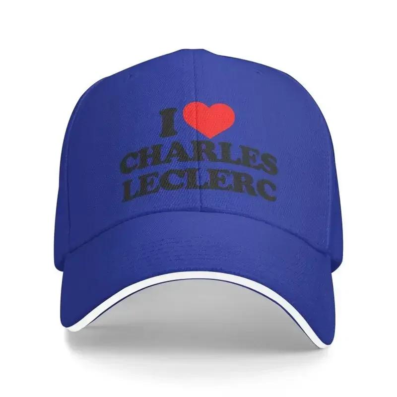 Punk I Love Charles Leclerc Baseball Cap Women Unisex Adjustable Dad Hat Sports