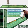 Tapis d'entraînement pour putter de golf transfrontalier: Tapis de Golf Intérieur/Extérieur