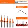 8/10Mm Diameter High-Speed Steel Woodworking Countersunk End Milling Cutter Drill, Suitable For Disassembling Wood Milling Tools
