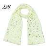 Soft Blend Shawl Glitter Sparkly Foil Snowflake Print Scarf for Women Christmas Decorative Theme Wrap Fall Winter Lightweight Fabric Gift
