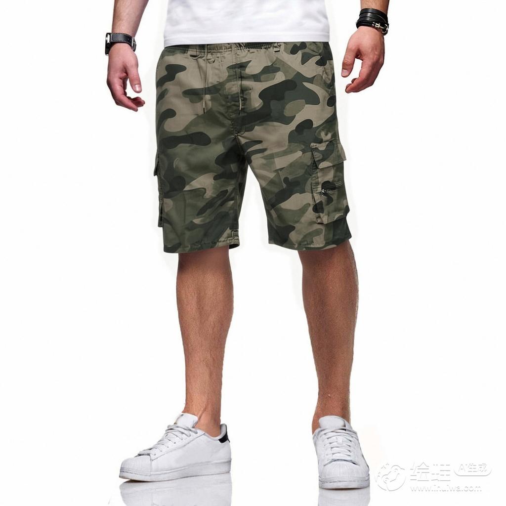Men's Lightweight Breathable Relaxed Fit Multi Pocket Outdoor Cargo Shorts Casual Loose Design for Everyday Activities