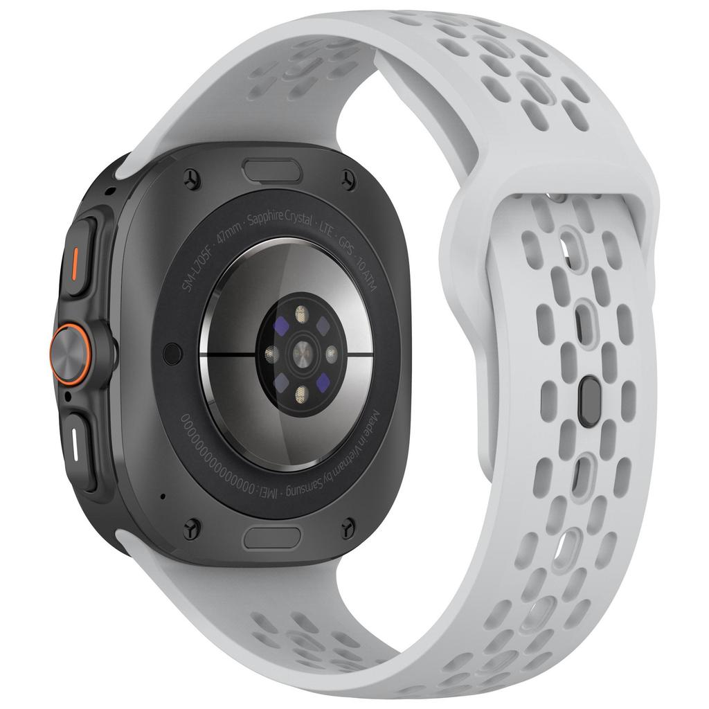 Soft Silicone Band for Samsung Galaxy Watch Ultra 2025 Sports Loop Strap Gaps Bracelet for Galaxy Watch 47mm Ultra Accessories