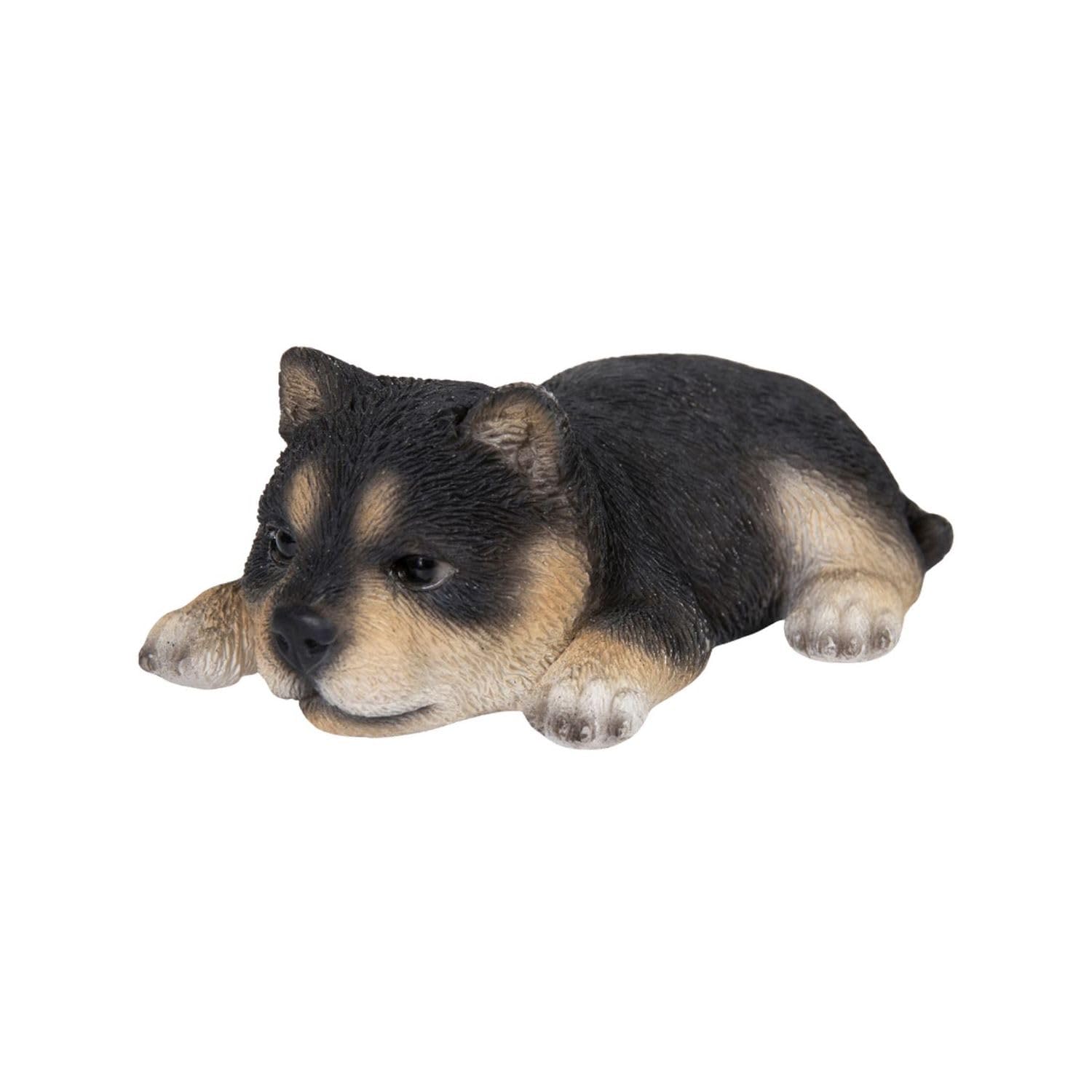 

Ubia Prone Black Shiba Inu x x cm Doll Figurine Ornament Animal Garden Decoration Dog 8.8 5.3 3.5 H18409-1