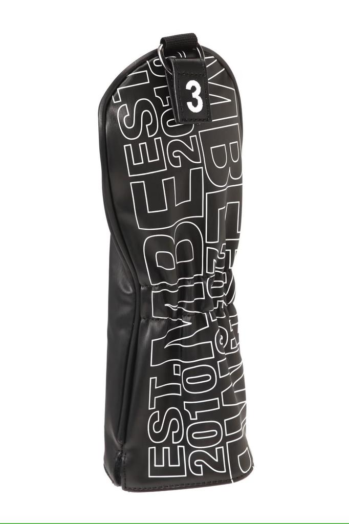 Master Bunny Monotone Series Headcover Fairway and X Golf FR (For Woods, 3, 5, 7, Clubs) / / 758-5184002 010_Black