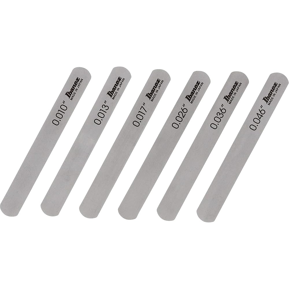 Ibanez Prestige Nut File Set 6 Pieces .010 to .046 Gauge for Electric Guitar