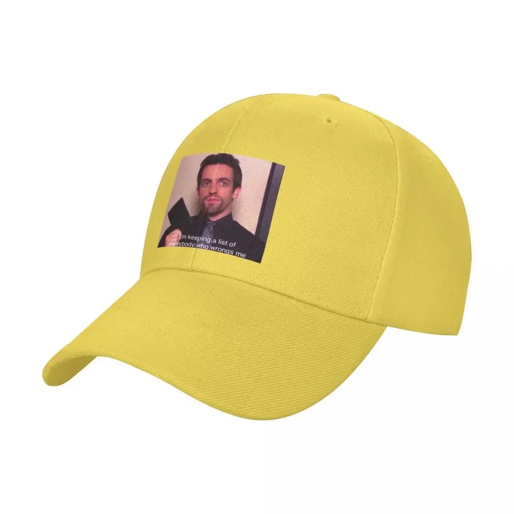 The Office Ryan the Temp Ryan Started the Fire Ryan Howard Baseball Cap Western Hat Female Mens