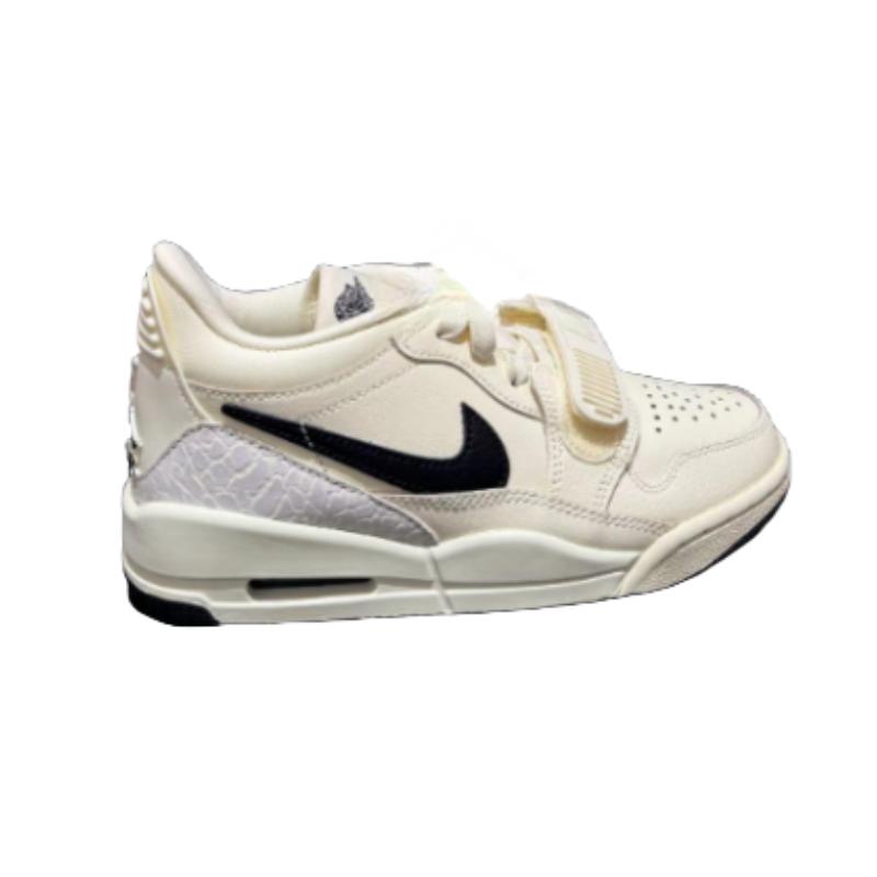 Jordan Legacy 312 Low Coconut Milk Black Comfortable Round Toe Low Top Retro Basketball Shoes Women Sneaker White HV1807101