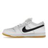 Nike Dunk Low SB White Gum Unisex Sneakers Black Gum-Light-Brown CD2563-101