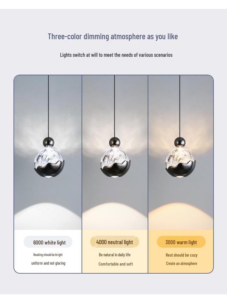 Italian Luxury Adjustable Pendant Light with Hand Sweep Sensor for Bedroom