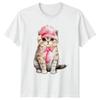 Feline Business Casual Unisexs TShirt Cat Lover Pets Birthday Gift For Her