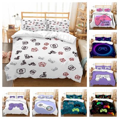 Comforter Duvet Cover Set Soft High Quality 3D Gamepad Print Quilt Covers Bed Suit Bedding Sets Microfiber Pillowcase