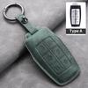 New Sport Fashion Leather Car Key Fob Case Cover 6 Button Shell Protector Bag For Hyundai Genesis GV60 GV70 GV80 G70 G80 G90