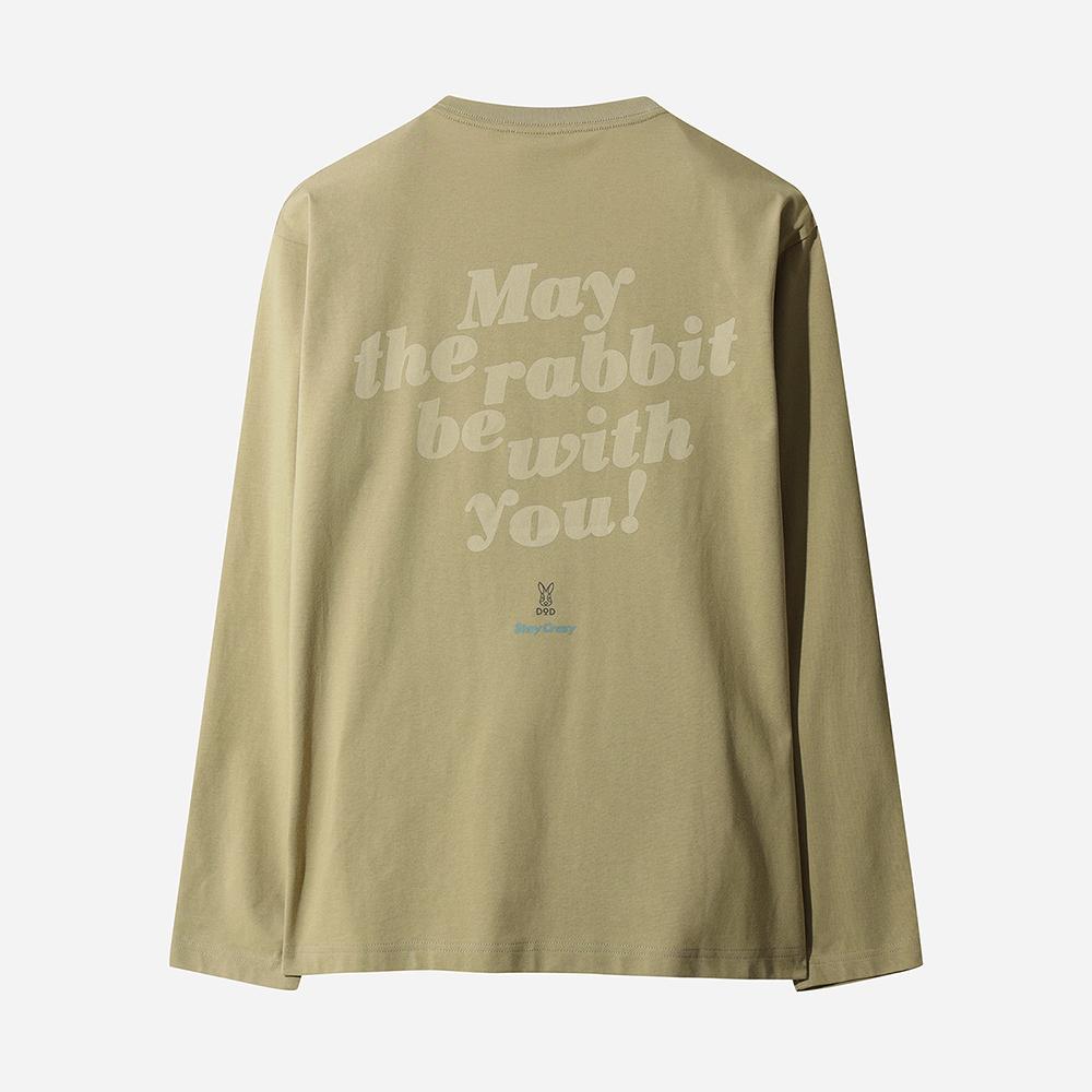DOD Lettering Xanadu Long Sleeve T-Shirt (Tan)