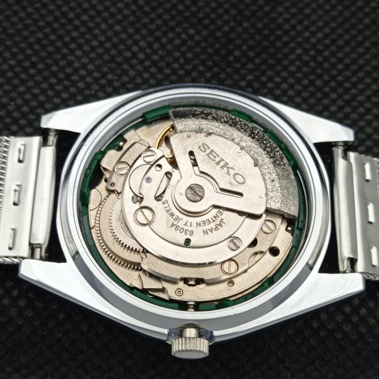 REFURBISHED VINTAGE SEIKO 5 AUTOMATIC 6309A JAPAN MENS ARABIC WATCH A318703-9 Seiko-a318703-1