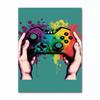 Colorful Game Controller Wall Art Poster Prints Nordic Aesthetic Picture Canvas Painting Gaming Boy Room Home Decoration