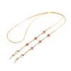 Beaded Reading Glasses Chain Pearl Eyewear Lanyard Fasion Glasses Hanging Chain  Women