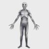 Halloween Skeleton Jumpsuit: Cosplay & Party Costume for Kids and Adults