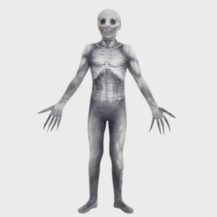 Halloween Skeleton Jumpsuit: Cosplay & Party Costume for Kids and Adults