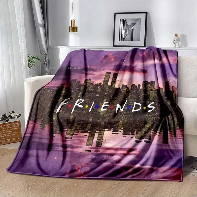 Friends Klassische TV-Serie Decke Charakter Muster Kollektion Flanelldecke Weiche Tagesdecke Sofa Wärmende Abdeckung Weihnachtsgeschenk