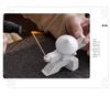 Ceramic Swordsman Incense Holder: Creative Sword-Dancing Ornament & Stick Burner Base