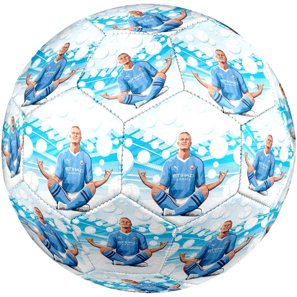 Soccer Player Action Size 5 Soccer Ball Machine-Stitched Indoor/Outdoor Training and Matches Surprise Collection Gift