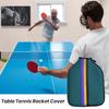 Pickleball Paddle Bag with Buckle Smooth Zipper Large Capacity Portable Multifunctional Storage Bag