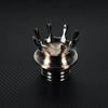 Mactions Crown Style Vented Fuel Tank Cap Gas Cap For Harley Sportster XL 883 1200 Touring Road King Dyna Softail Custom