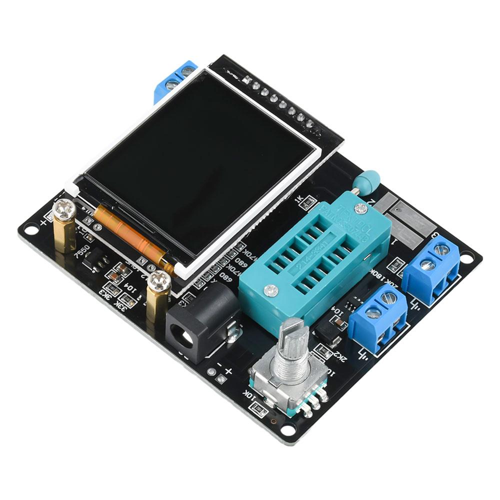 GM328A Transistor Tester Resistance Meter Inductance Meter Capacitance Meter ESR Meter English Version Green Display