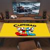 Tapis de souris couleur jeu Cuphead Grand coussin de table de jeu Antidérapant Ordinateur portable Tablette Grande souris XXL Tapis Mini PC Tapis de jeu Avec bordure verrouillée