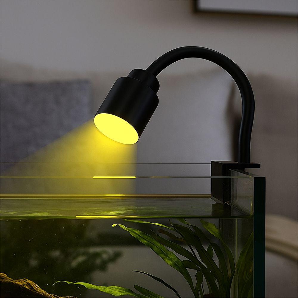 Super Slim USB Aquarium Light Waterproof 3W Power Aquatic Plant Lighting 360 Degree Rotation Fish Tank Light Aquarium Decoration