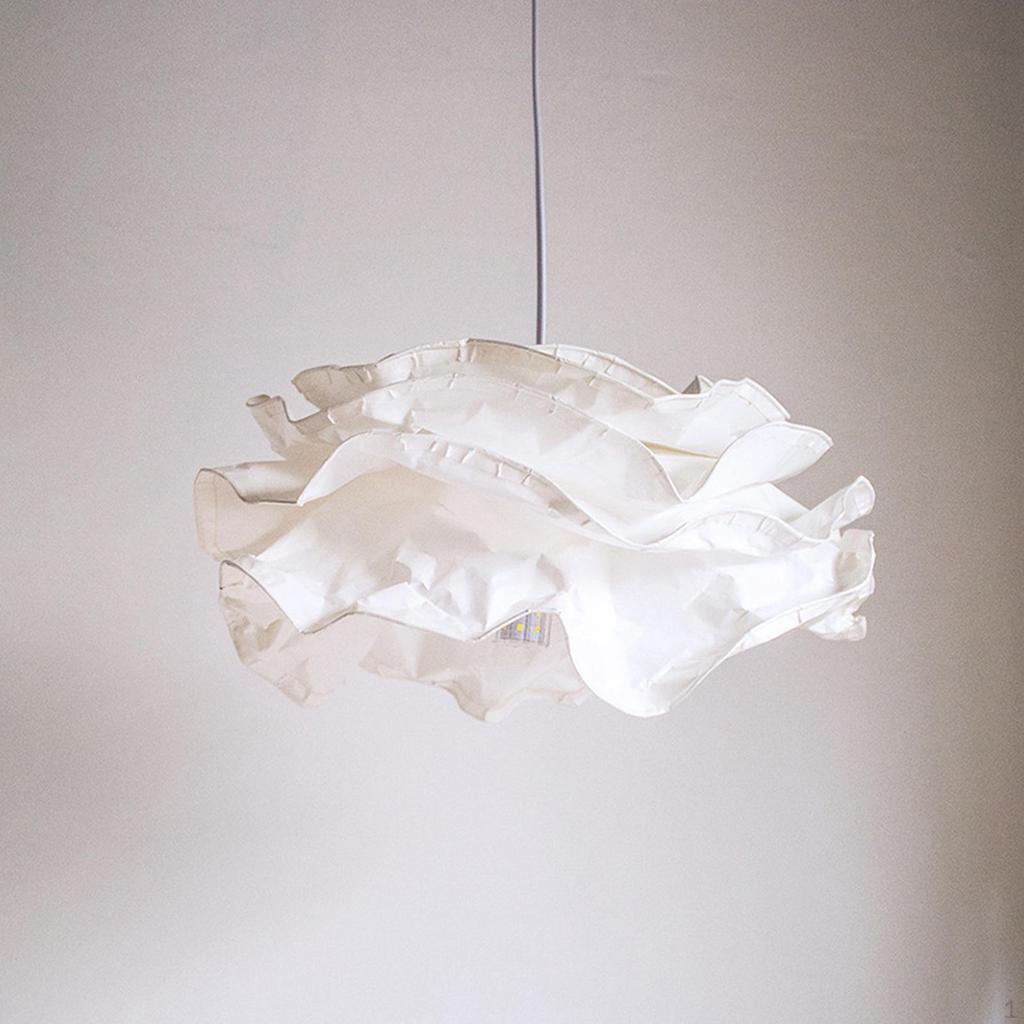 Lampshade Paper Home Decor Ornament Decoration Accessories Light Cover White for Cafe Kitchen Hotel