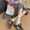Niche Retro Lace Hollowed Slimming Calf Socks