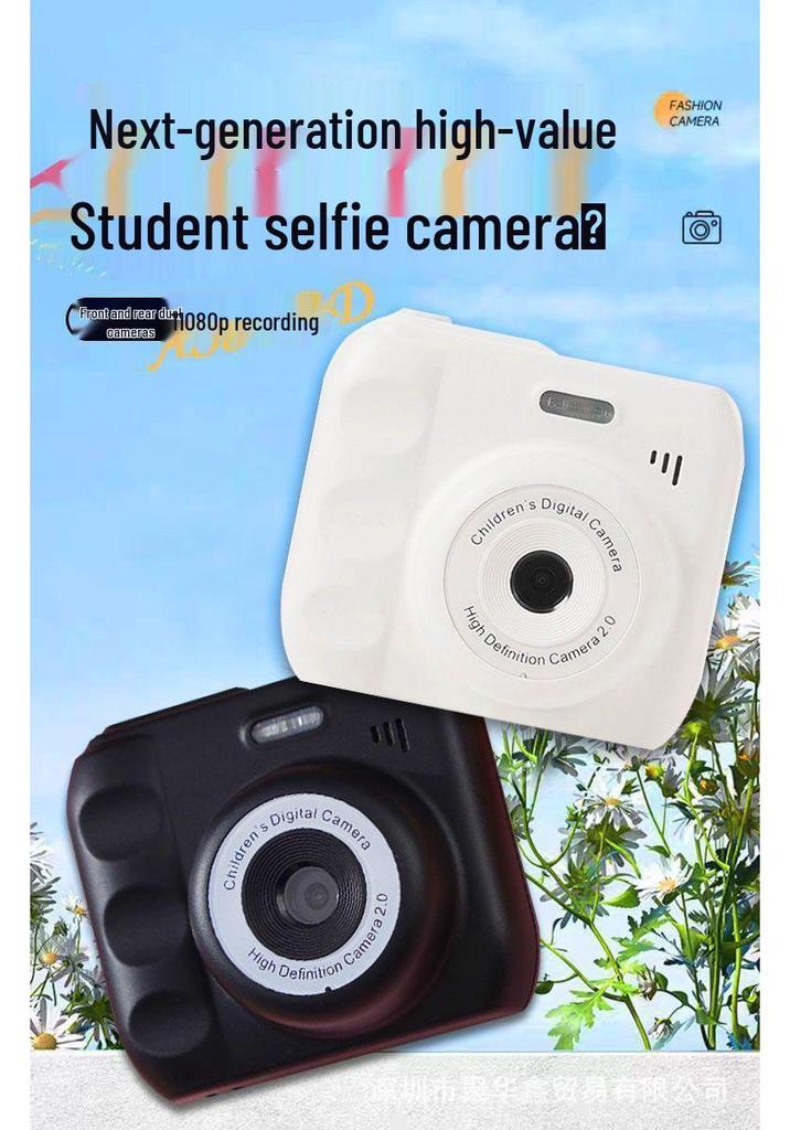 HD Dual-Camera Instant Digital Camera for Campus Students with Photo Transfer to Phone
