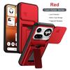 KEYSION Card Slot Holder Bag Phone Case for Nothing Phone 4A Pro Slide Camera Protection Upright Kickstand Shockproof Cover