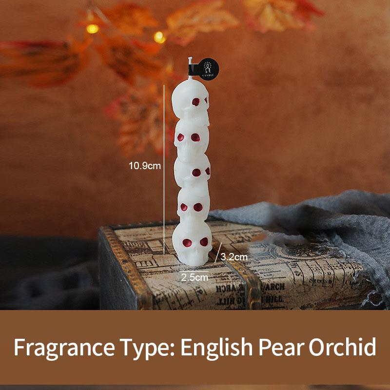 Halloween Aromatherapy Candle Set Skull+pumpkin+bone Fingers Horror Home Decoration Set Limited Edition Gift