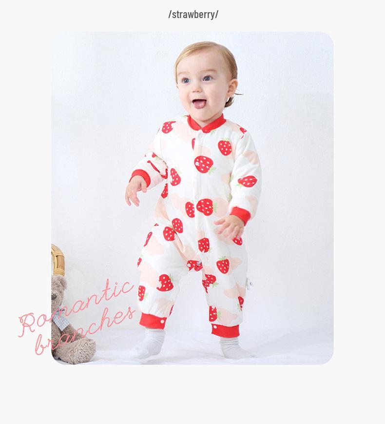 DuPont Baby Cotton-Padded Jumpsuit: Class A Quilted One-Piece for Spring & Autumn - Warm Pajamas Romper