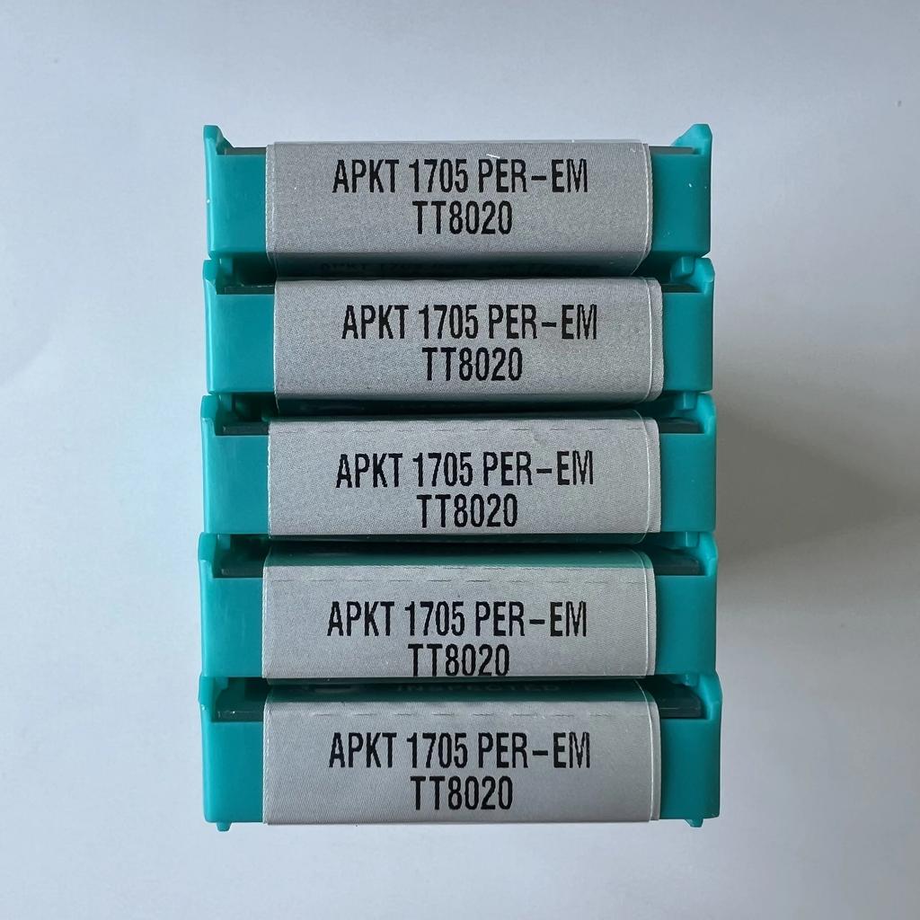 TaeguTec / APKT1705PER-EM TT8020 / Original carbide blade 10 Pcs