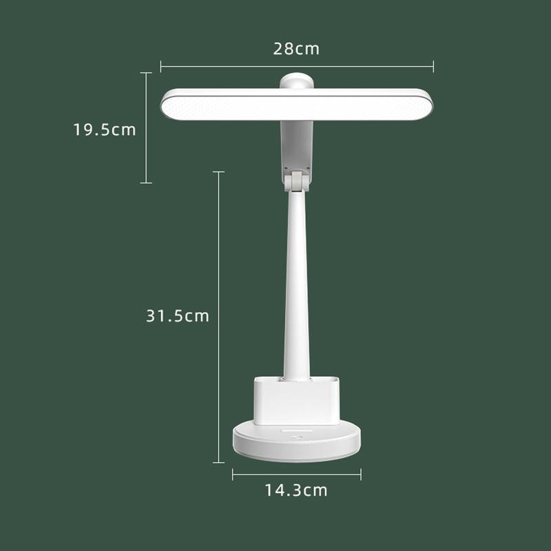 Table Lamp LED Rechargeable Foldable Eye Protection Children Student USB Desk Lamp With Charge Battery Bedroom Bedside Lighting