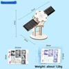 Funny Simulated Wooden Artificial Satellite Assembly Model Children Toy Set For Students