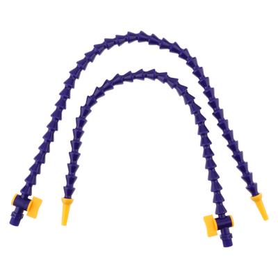 Duză rotundă cu filet 1/2 3/8 1/4 PT Tub flexibil de răcire a uleiului de apă 50/60 cm Furtun de țeavă de lichid de răcire a uleiului din plastic pentru mașină CNC / frezare cu comutator