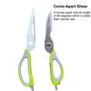 Multipurpose Stainless Steel Kitchen Scissors with Magnet Heavy Duty Food Bone Cutting Shears