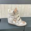 Leather Shoes Children Are Small and Tall, Increase In Height In Spring, Breathable Sports and Leisure High-top Shoes