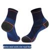 Merino Wool Non-Slip Sports Socks - Breathable, Wear-Resistant, Thick Terry Bottom for Running (Unisex)