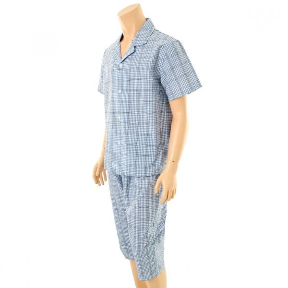 Wakoru Couple Pajama Cotton Yarn Dyed Check Wpa7150w+wpa7150m