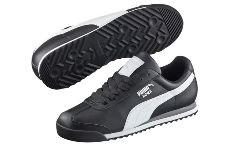 Puma Roma Basic Black-White-Puma Silver