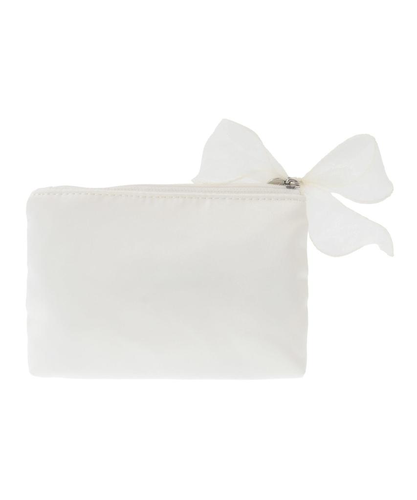 Maison de FLEUR Seashell Print Pouch, Light Blue, Size F, PouchDrawstring Bag, 08000644400